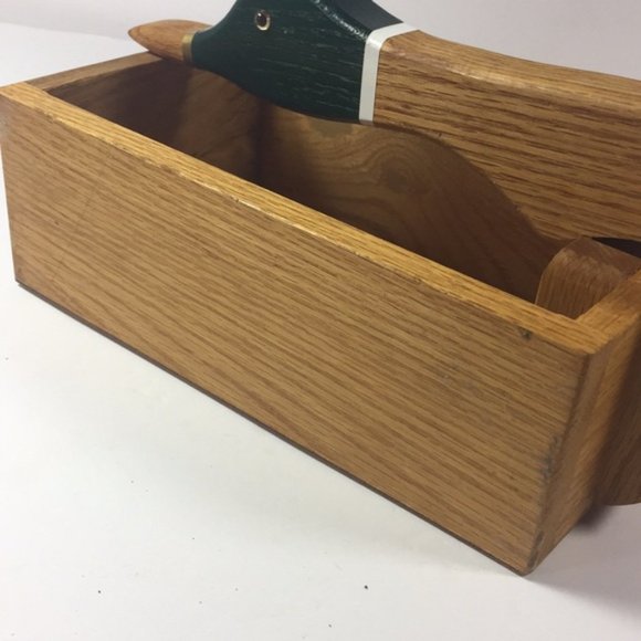 NUT QUACKERS Rare Vintage Wooden Mallard Drake Duck Nutcracker | 9.5" x 6" - Picture 11 of 16